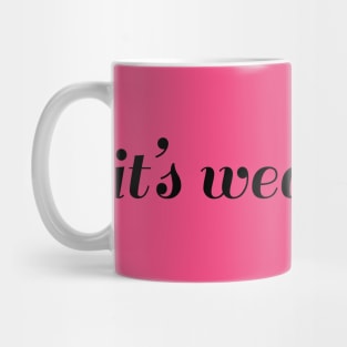 on wednesdays Mug